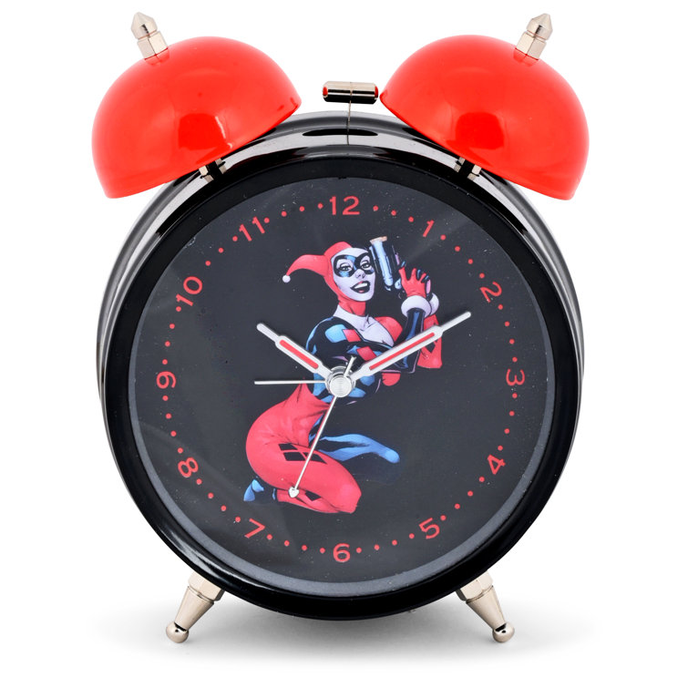 ACCUTIME WATCH CORP Harley Quinn Alarm Clock "Harley" Wayfair